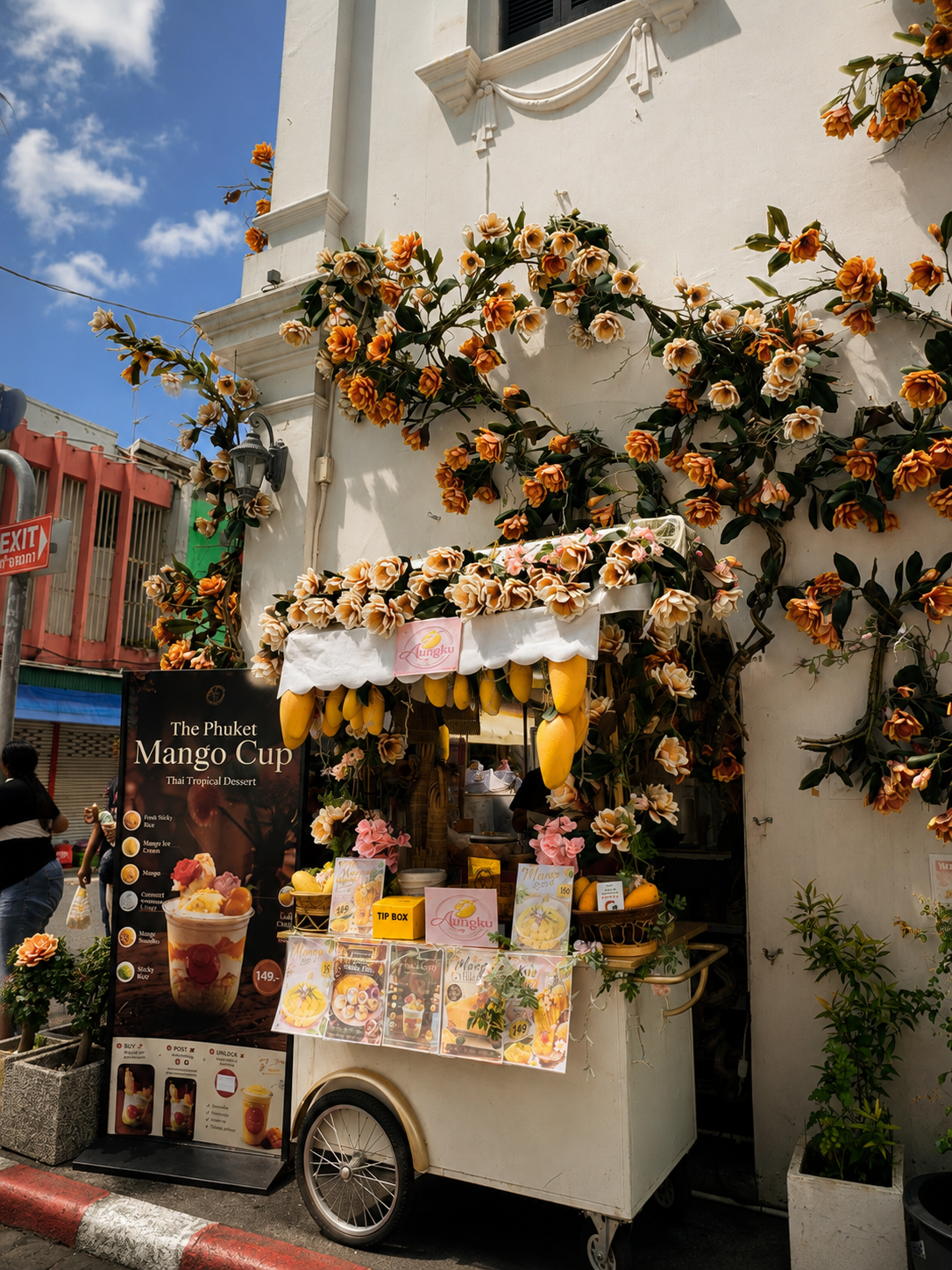 Mango Dessert Cart - Aungku Phuket