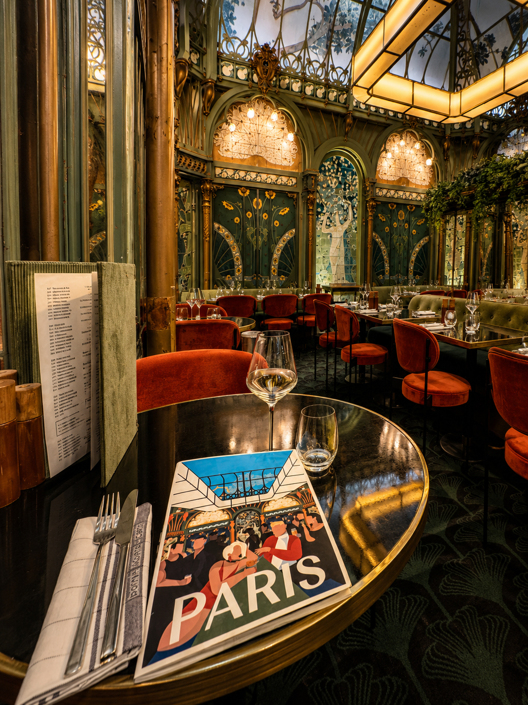 Art Nouveau Dining Room - Beefbar Paris