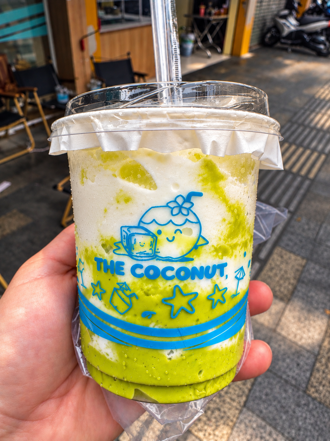 Coconut Crush with Avocado Sauce - The Coconut Saigon
