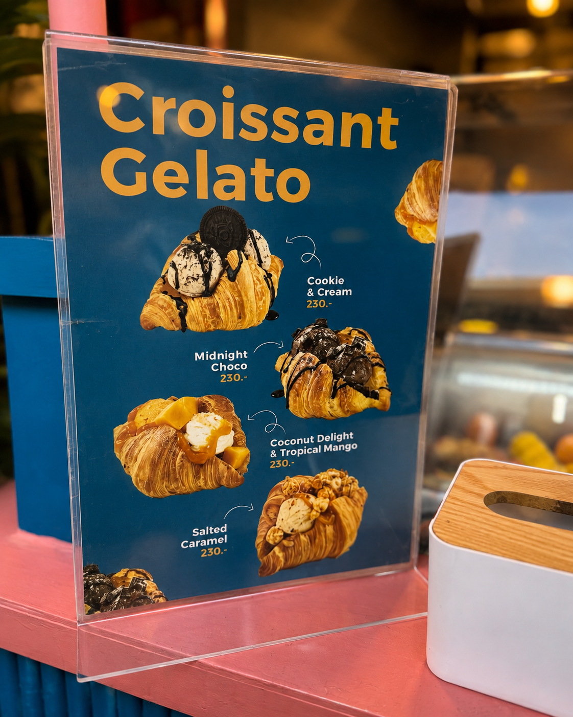 Croissant Gelato Concept