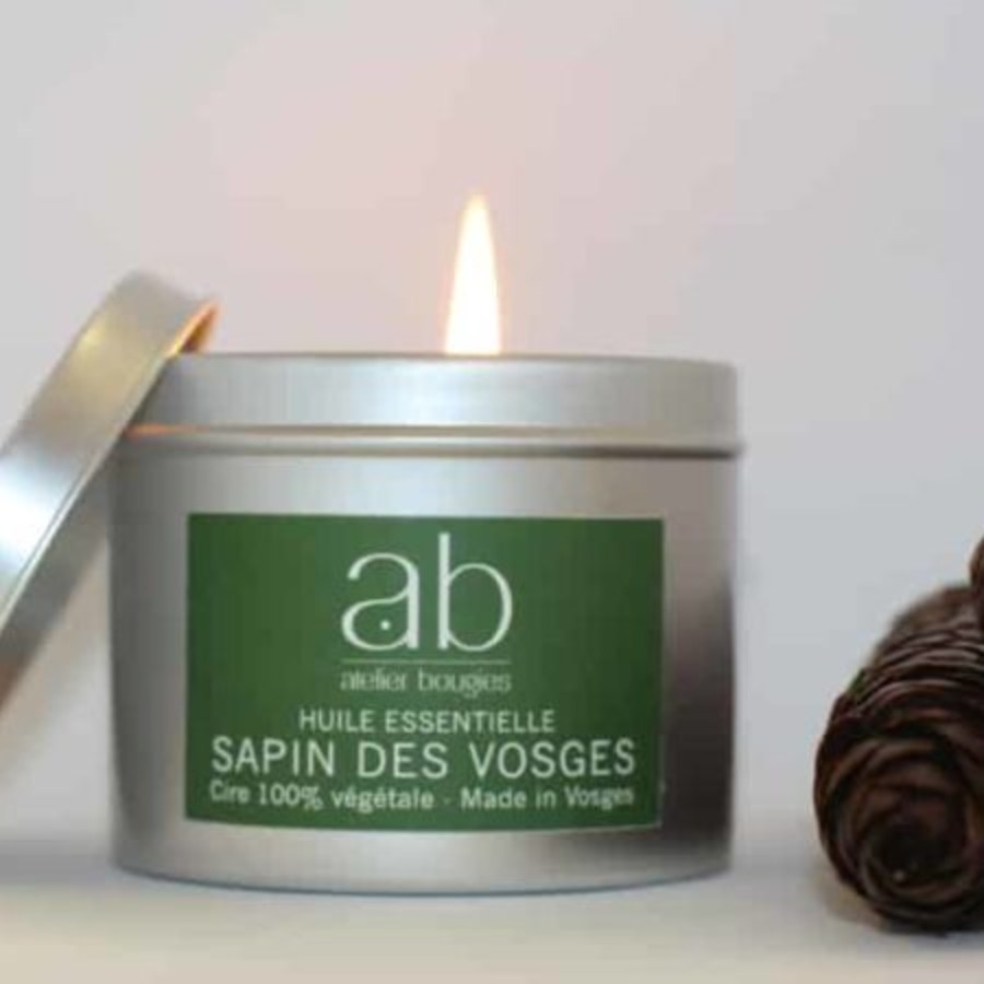 Vosges Fir Essential Oil Scented Metal Candle