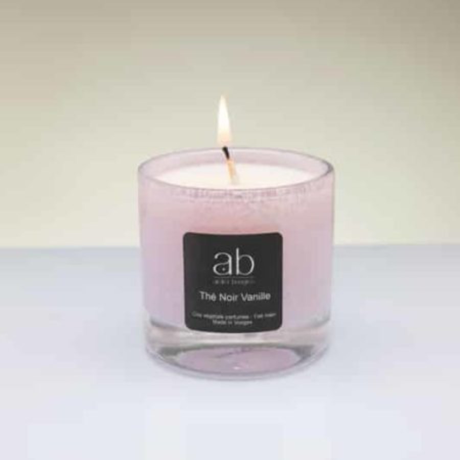 Pink Glass Artisanal Candle