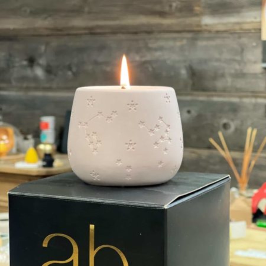 Handmade Star Light Pink Candle
